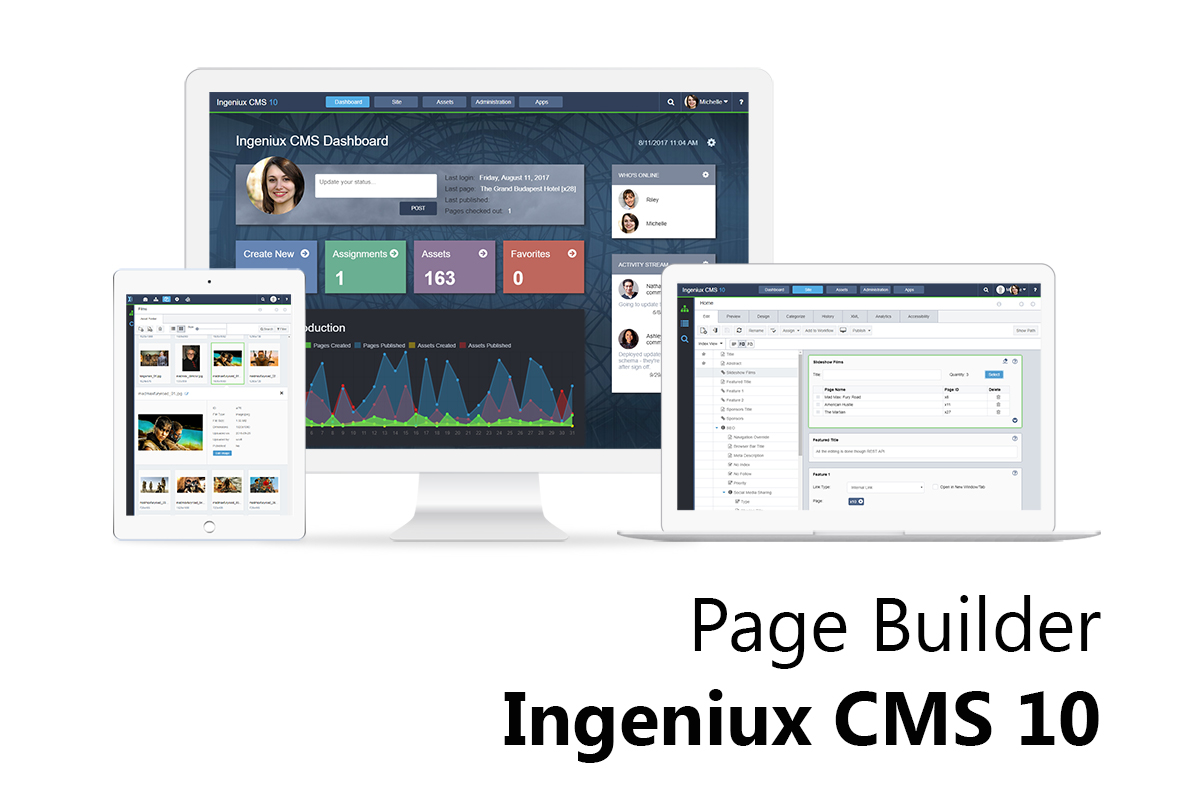 Working with Page Builder in Ingeniux CMS 10 Ingeniux